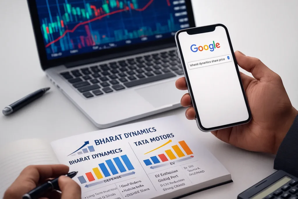 Bharat Dynamics & Tata Motors: The Stocks Everyone’s Googling Right Now
