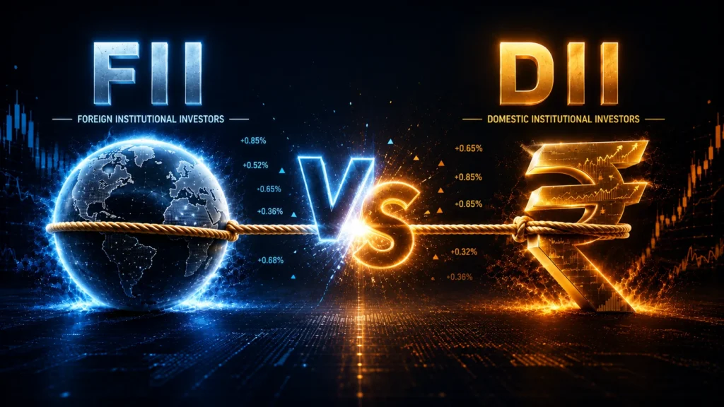 What Is FII and DII, and Why Do They Move the Market More Than You Do?